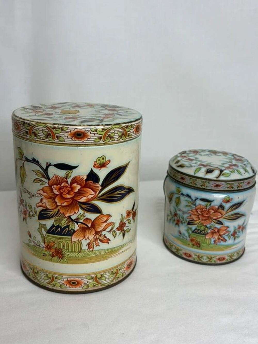 Two vintage Daher Metal Tins